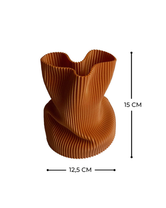 Vaso Amassadinho P em impressão 3D