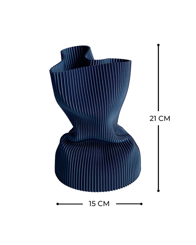 Vaso Amassadinho M em impressão 3D