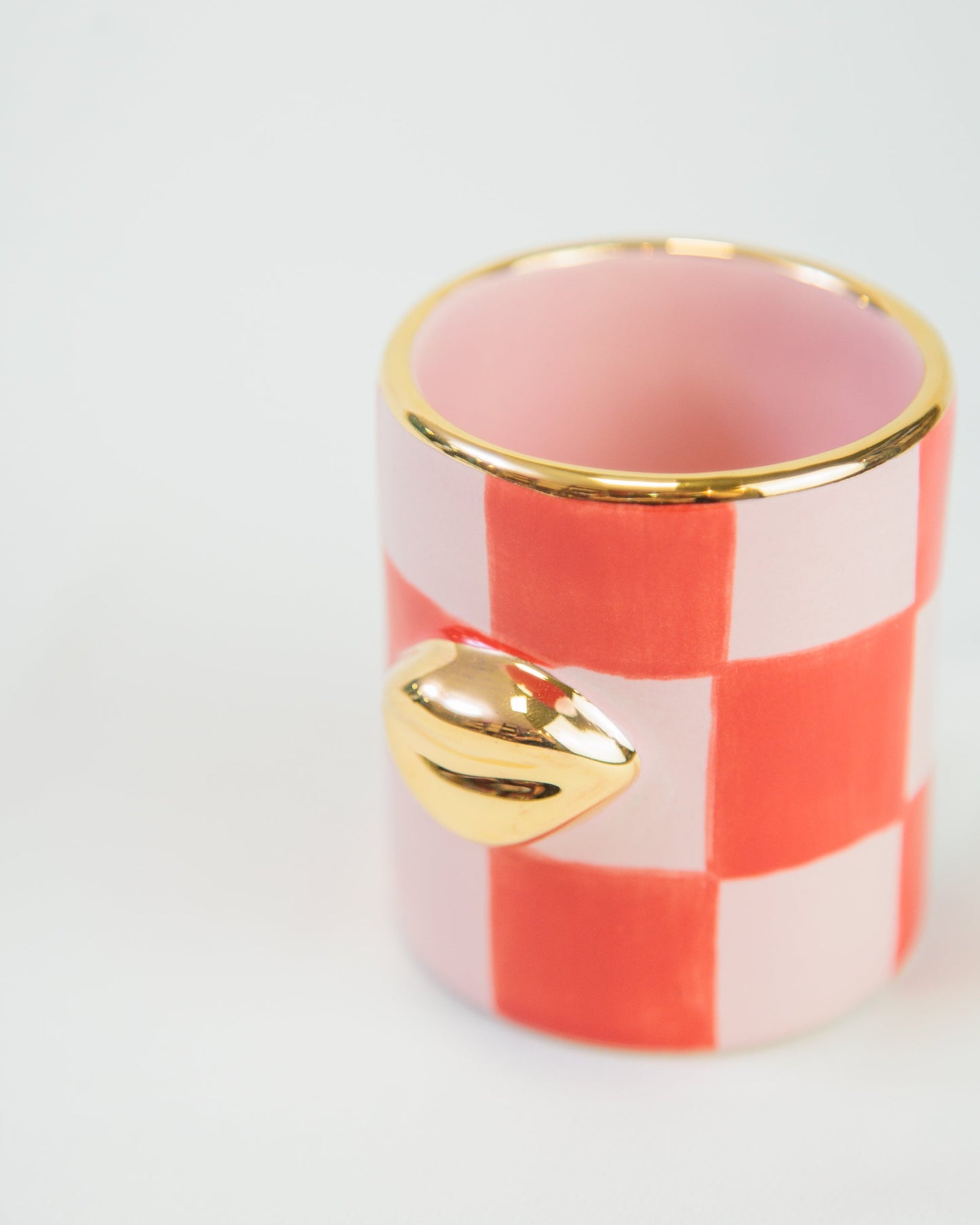 Caneca Smooch No Ring Gold em Cerâmica