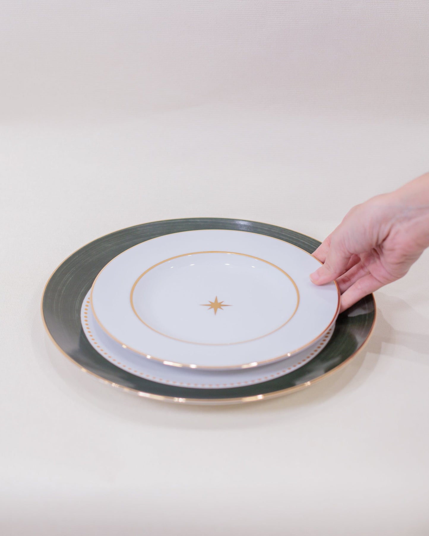 Prato Sobremesa Majoris em Porcelana