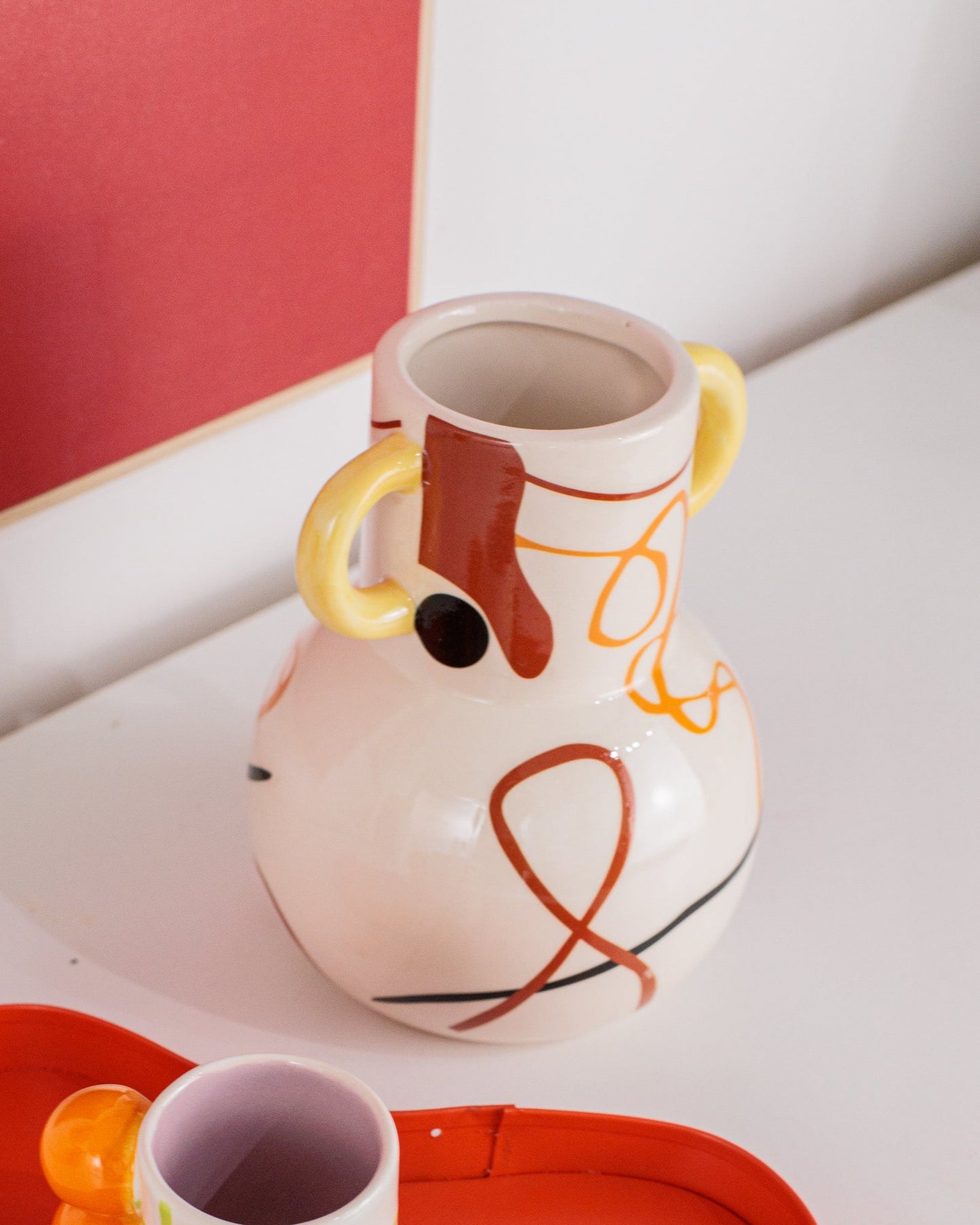 Vaso Loop em Cerâmica