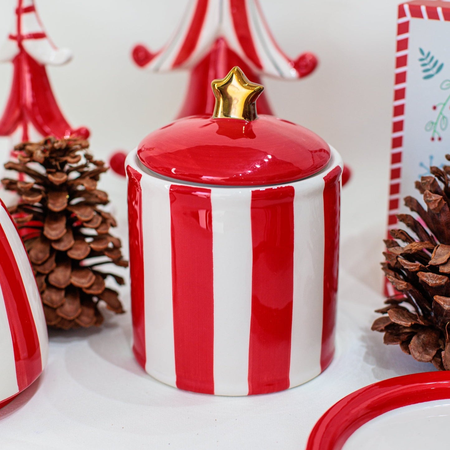 Pote Hermético Natal em Cerâmica