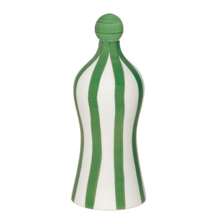 Garrafa Lido Listras Verde em Cerâmica