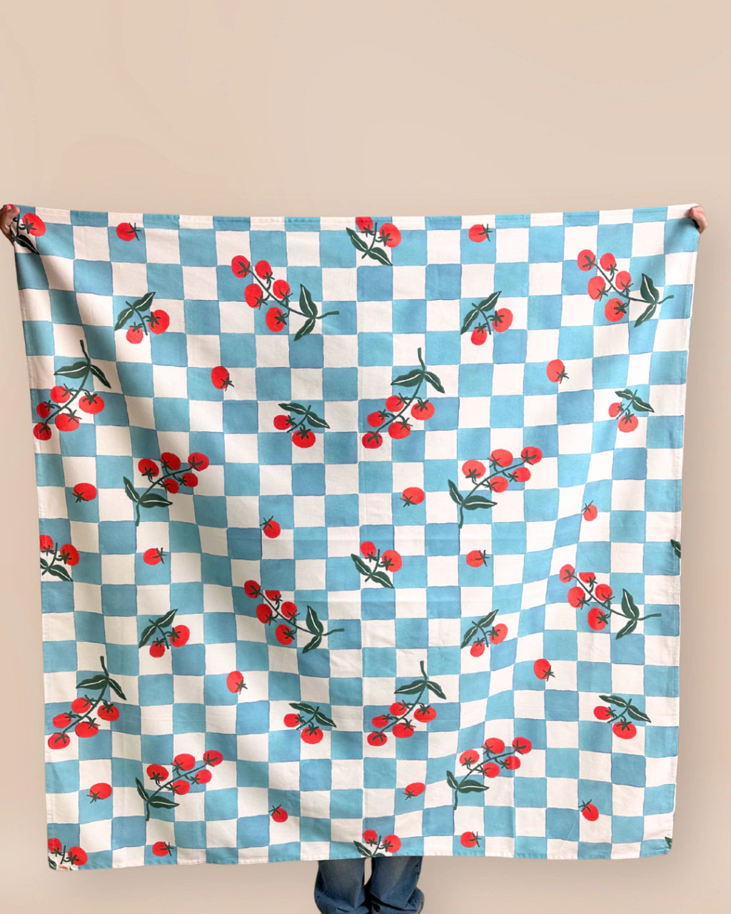 Toalha de mesa tomate retangular