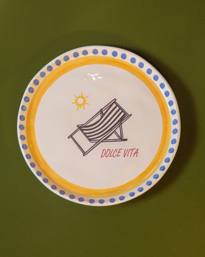 Conjunto de Pratos Sobremesa Summer