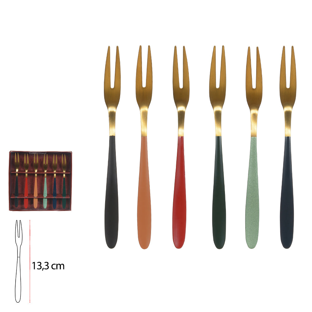 Kit Garfinhos Dourado com Cabo Colorido