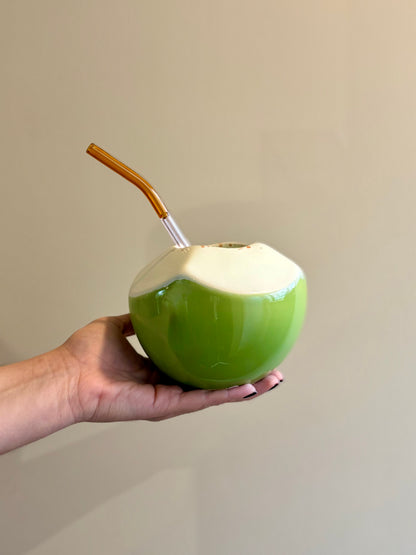 Vaso coco em cerâmica