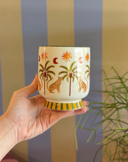 Cachepot Tropicalia em Cerâmica