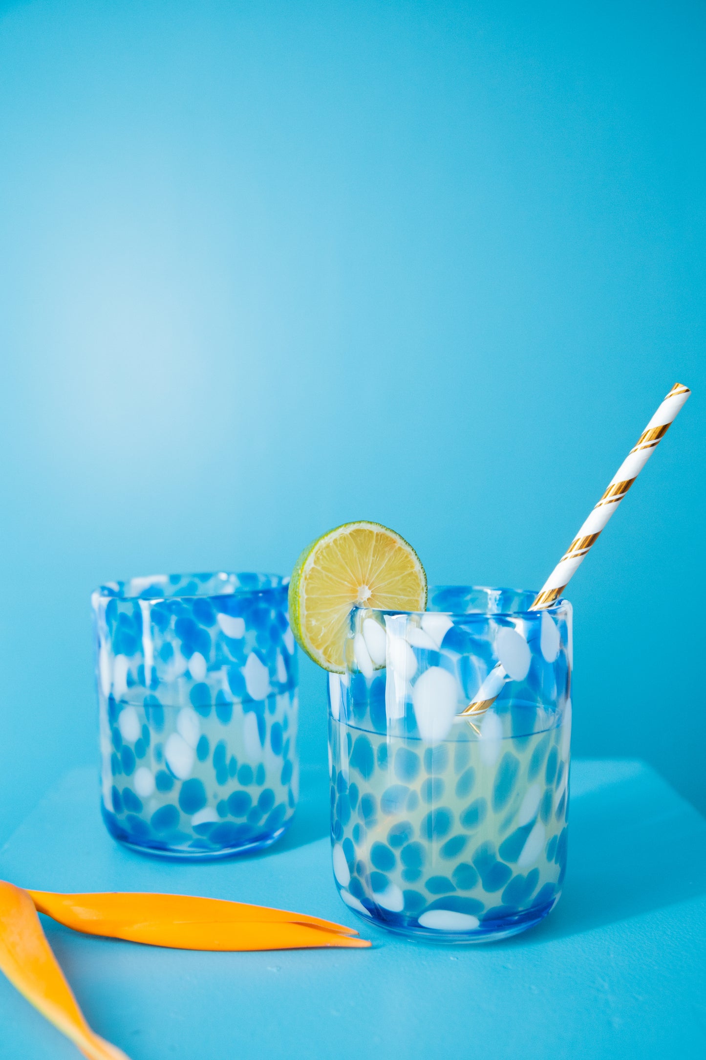 Dupla de copos onça azul