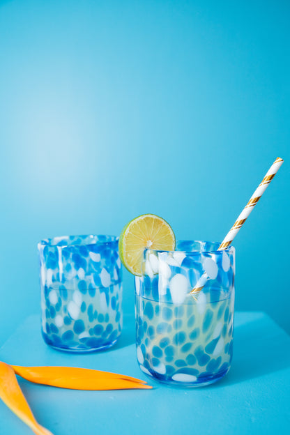 Dupla de copos onça azul