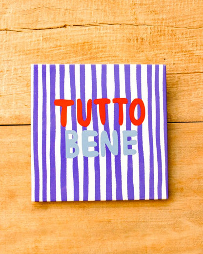 Azulejo decorativo 'tutto bene'