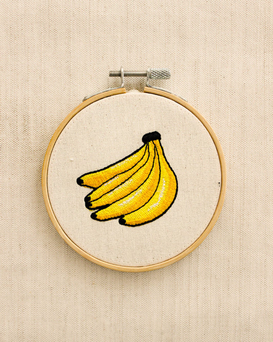 Bastidor bordado banana