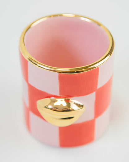 Caneca Smooch No Ring Gold em Cerâmica