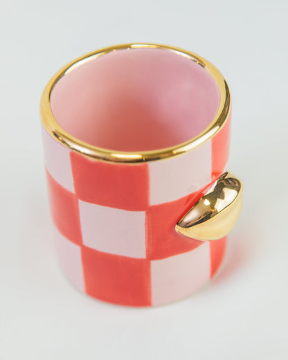 Caneca Smooch No Ring Gold em Cerâmica