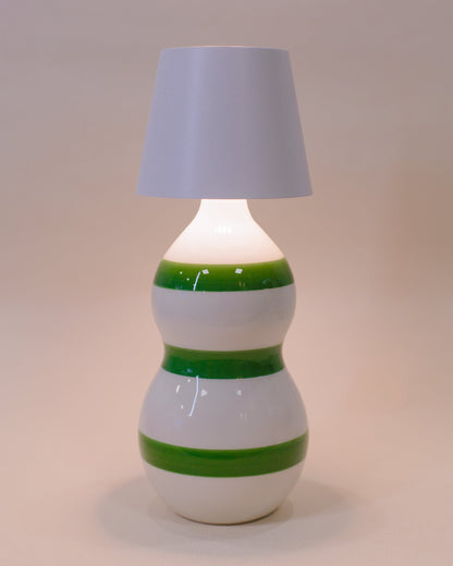 Luminária Poldina + Garrafa Lido Faixas Verde