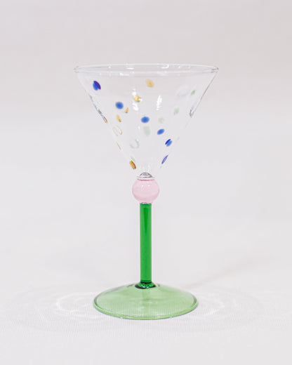 Taça de Coquetel Dots em Vidro