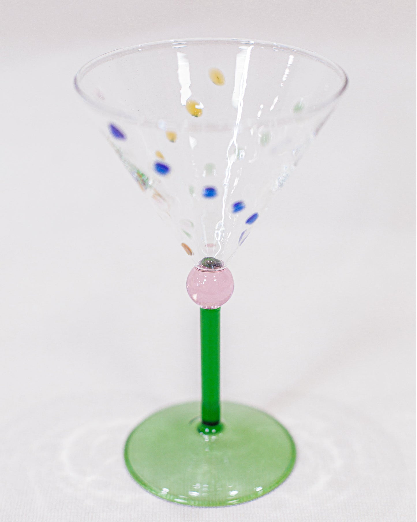 Taça de Coquetel Dots em Vidro