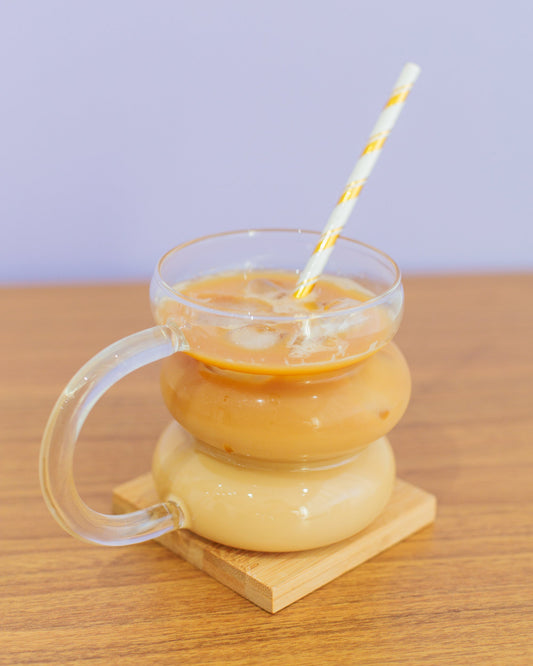 Caneca Ondas em Vidro