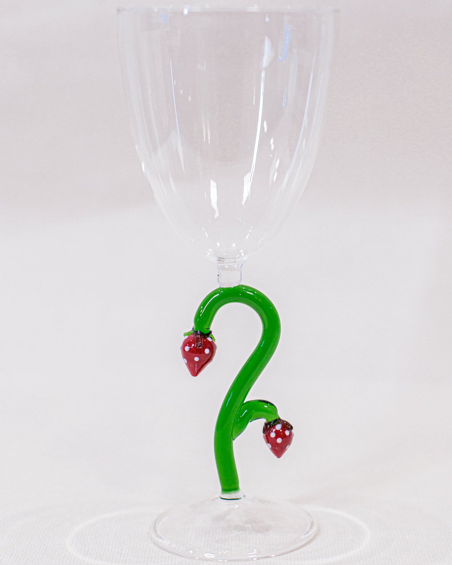 Taça Morango em Vidro