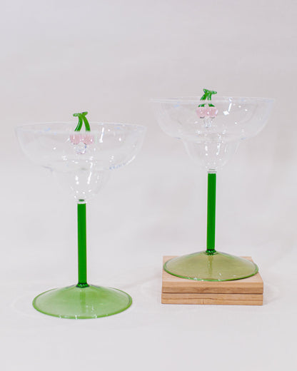 Taça Cereja em Vidro