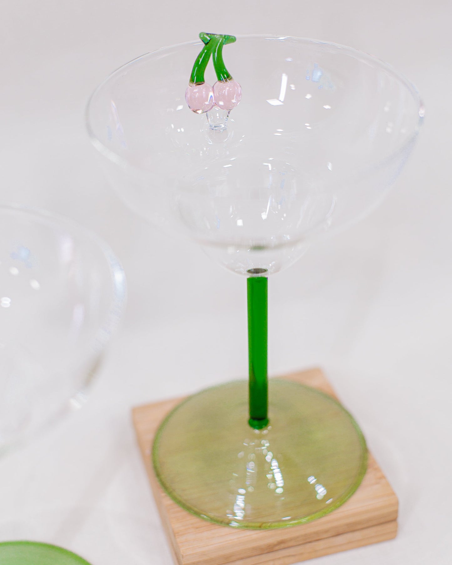 Taça Cereja em Vidro