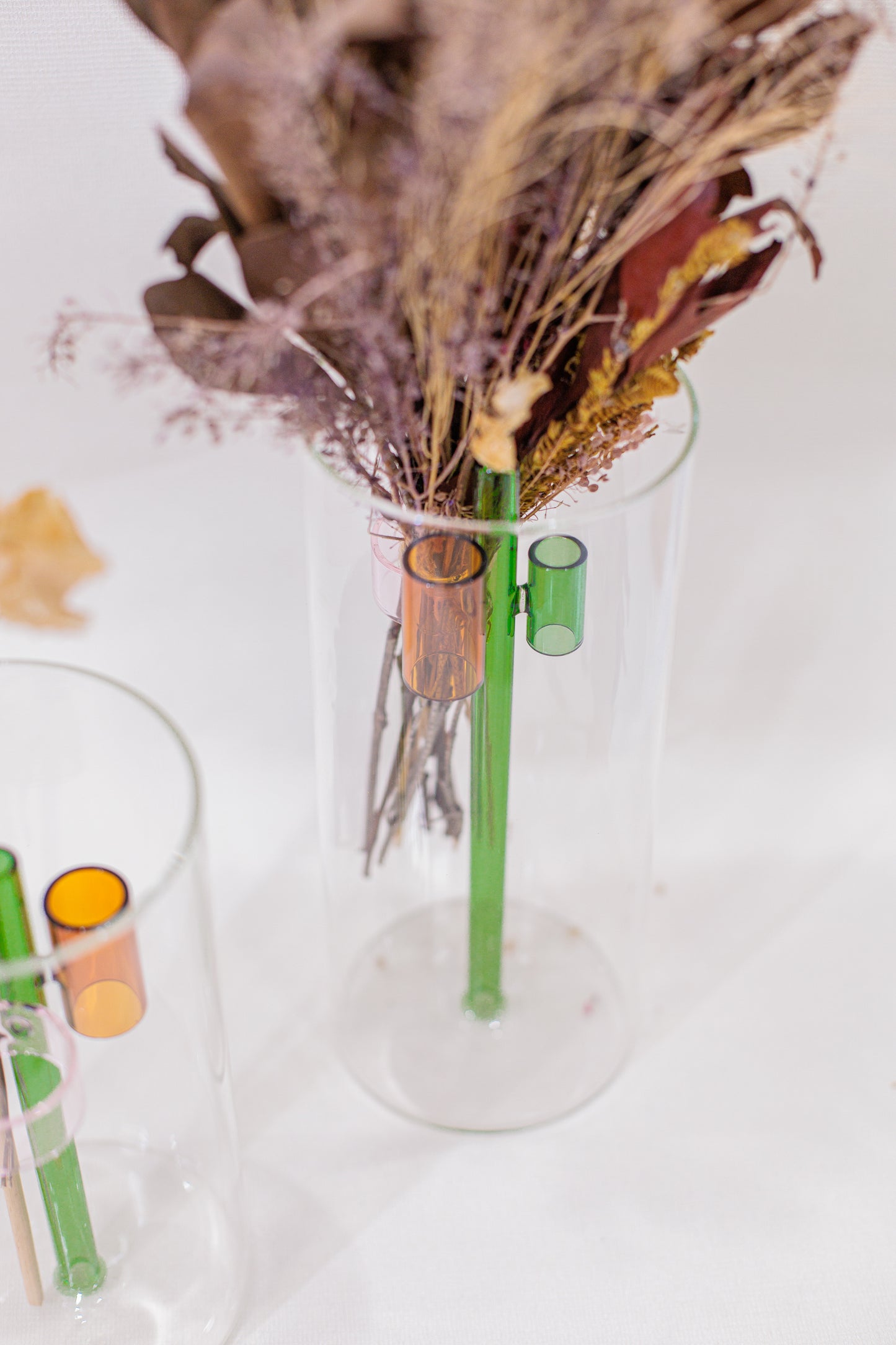 Vaso de Vidro com Apoio Interno G