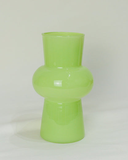Vaso em Vidro Leitoso Verde