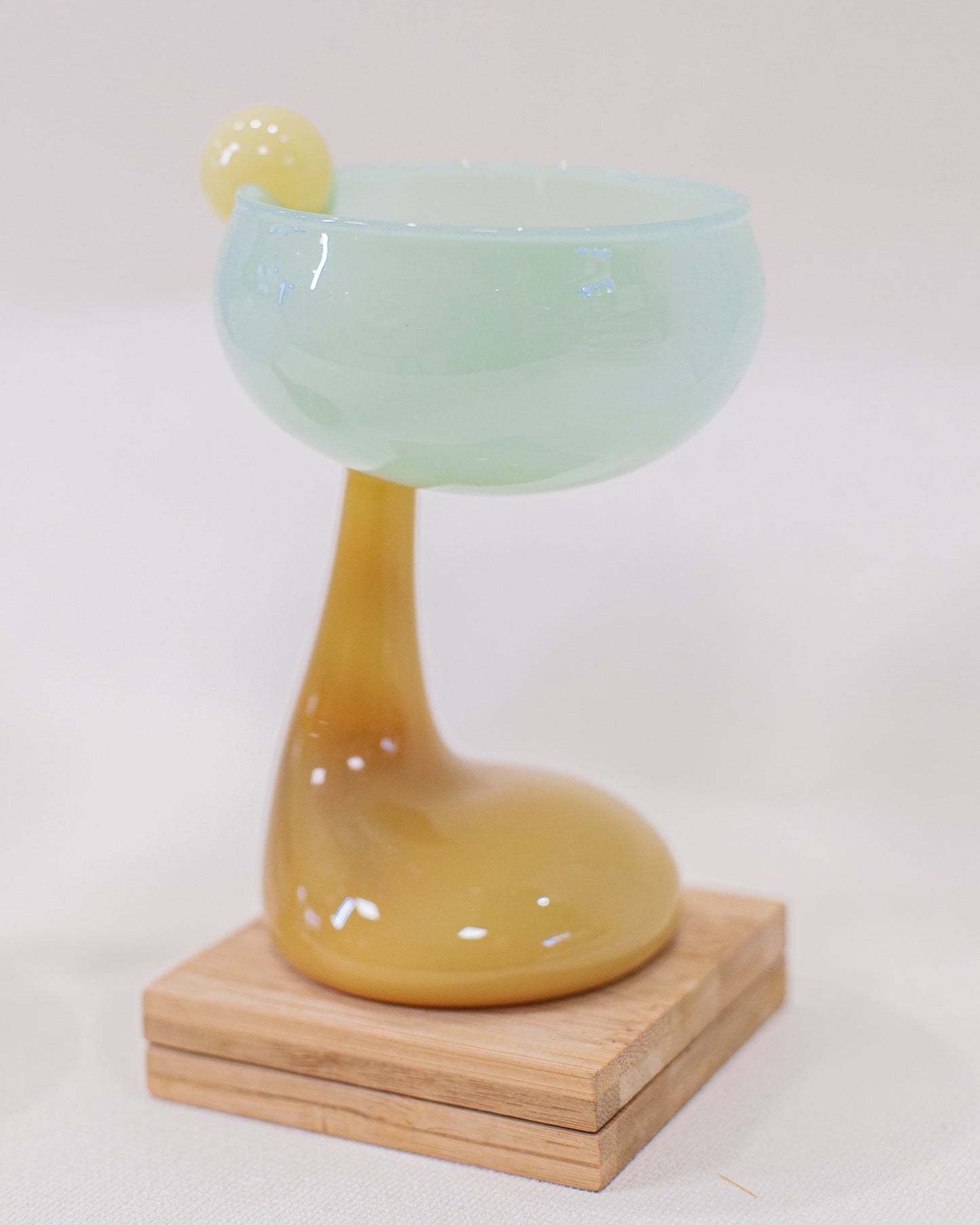 Taça Verde em Vidro