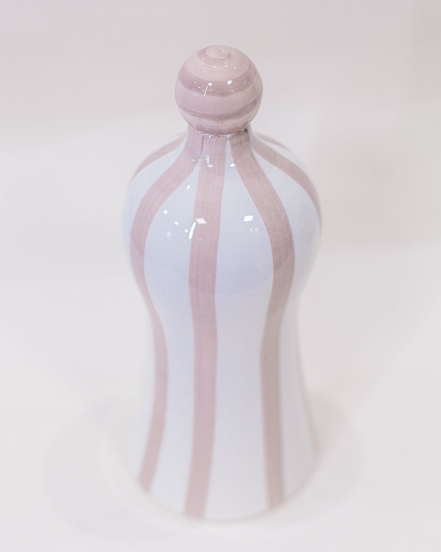 Garrafa Lido Listras Areia em Cerâmica