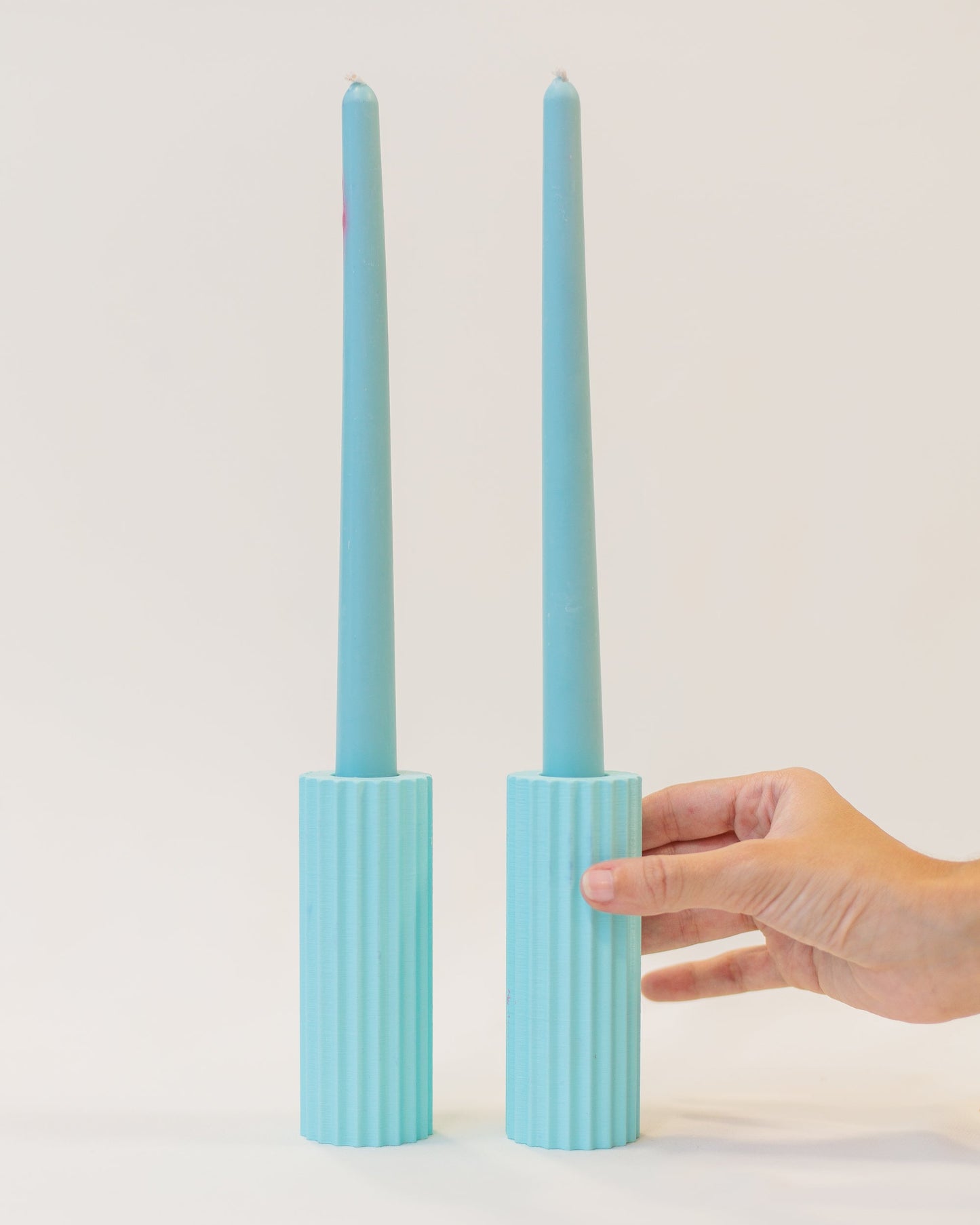 Dupla Vela Castiçal Lisa