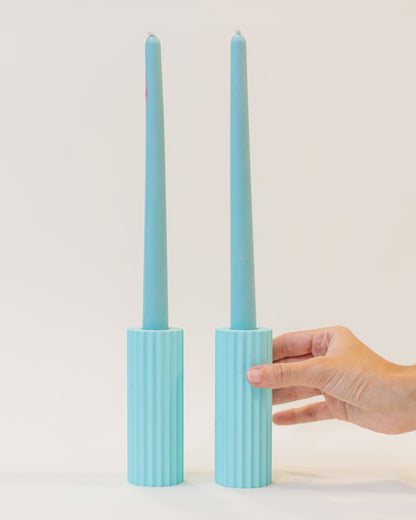 Dupla Vela Castiçal Lisa