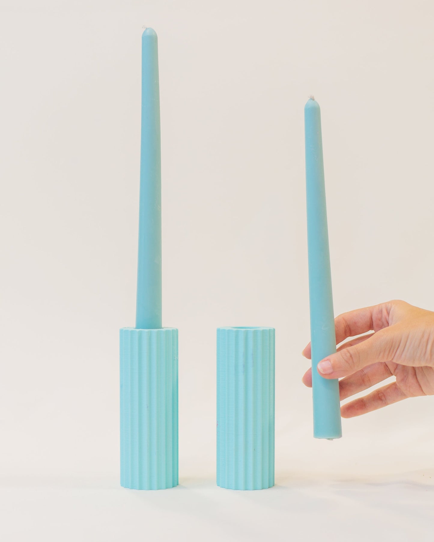 Dupla Vela Castiçal Lisa