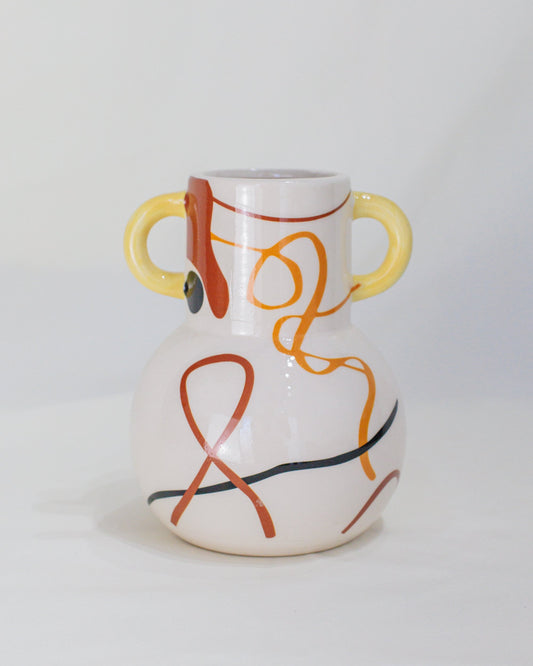 Vaso Loop em Cerâmica