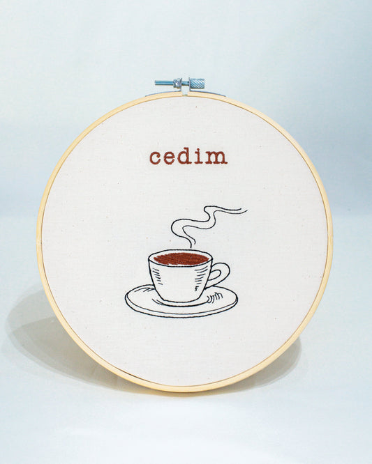 Bastidor bordado 'cedim'