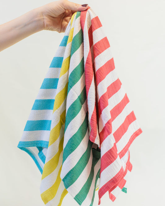 Kit pano de prato listrado