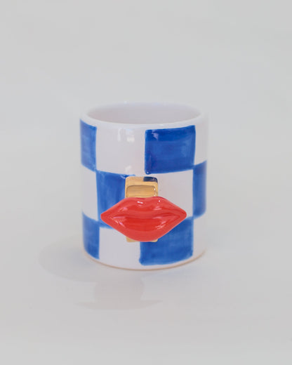 Caneca Smooch Gold em Cerâmica