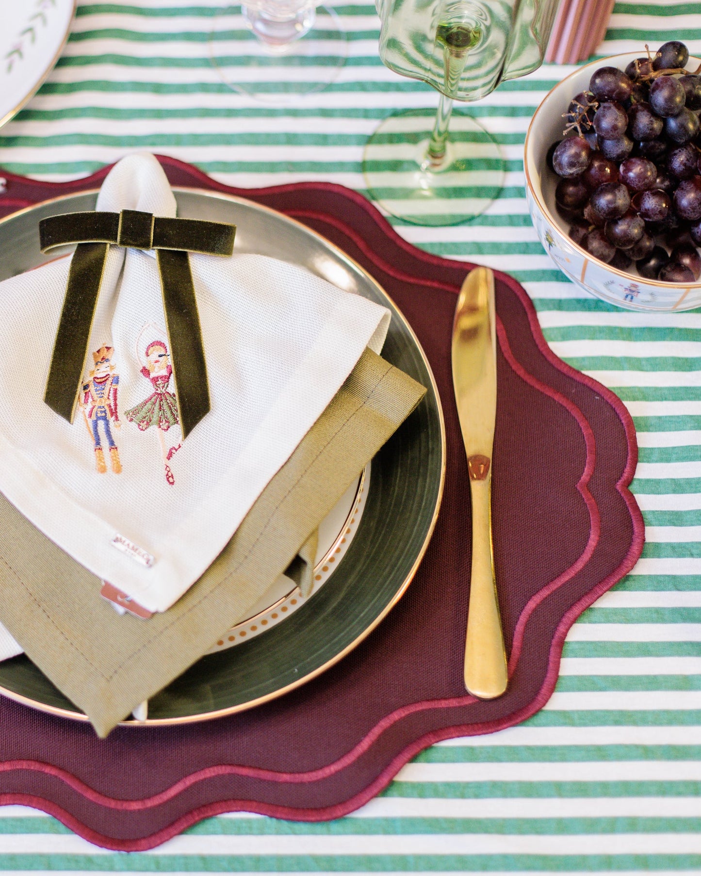 Jogo Americano Lonita Vinho