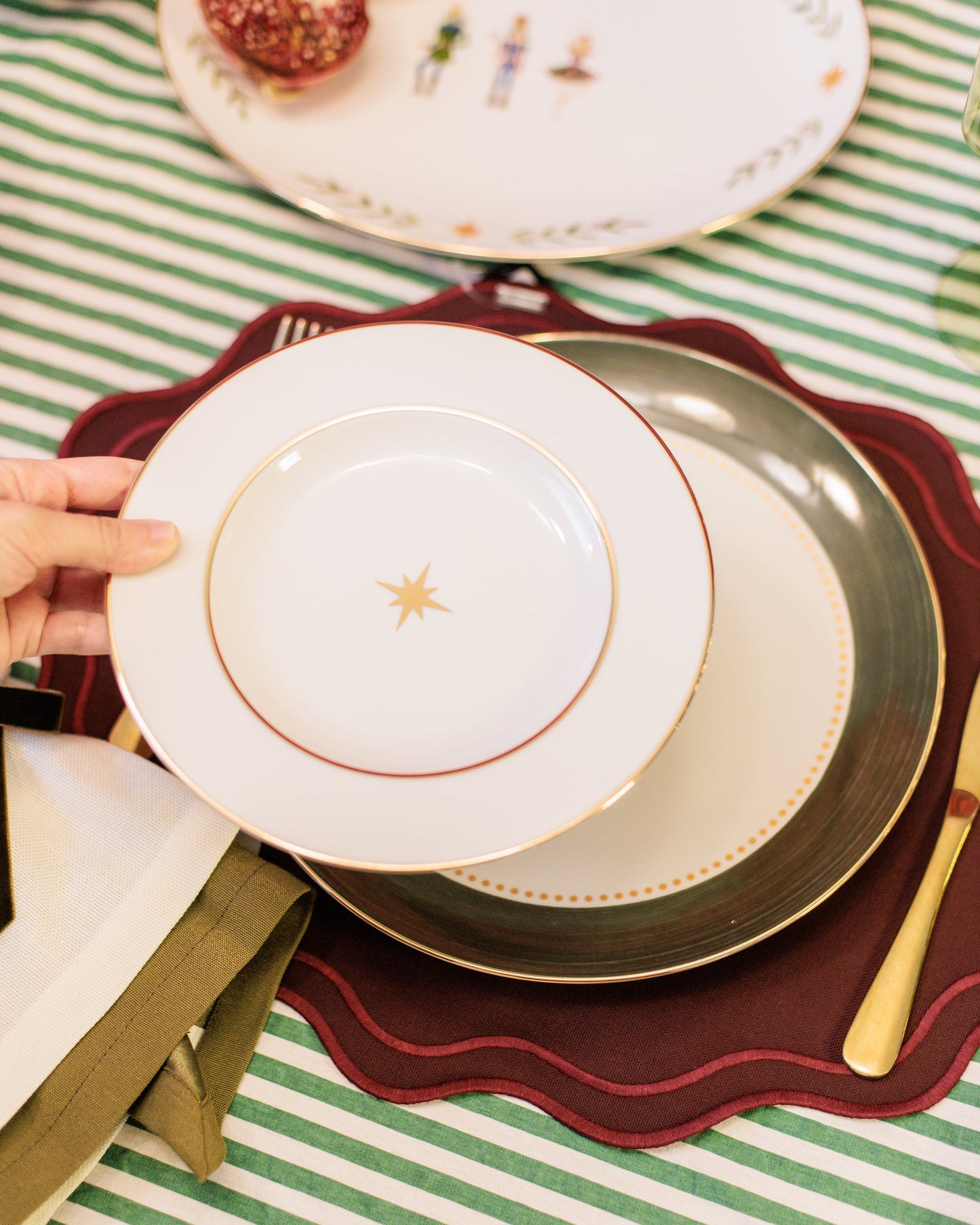 Prato Sobremesa Majoris em Porcelana