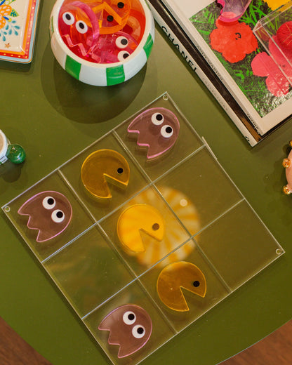 Jogo da Velha Pac-Man em acrílico