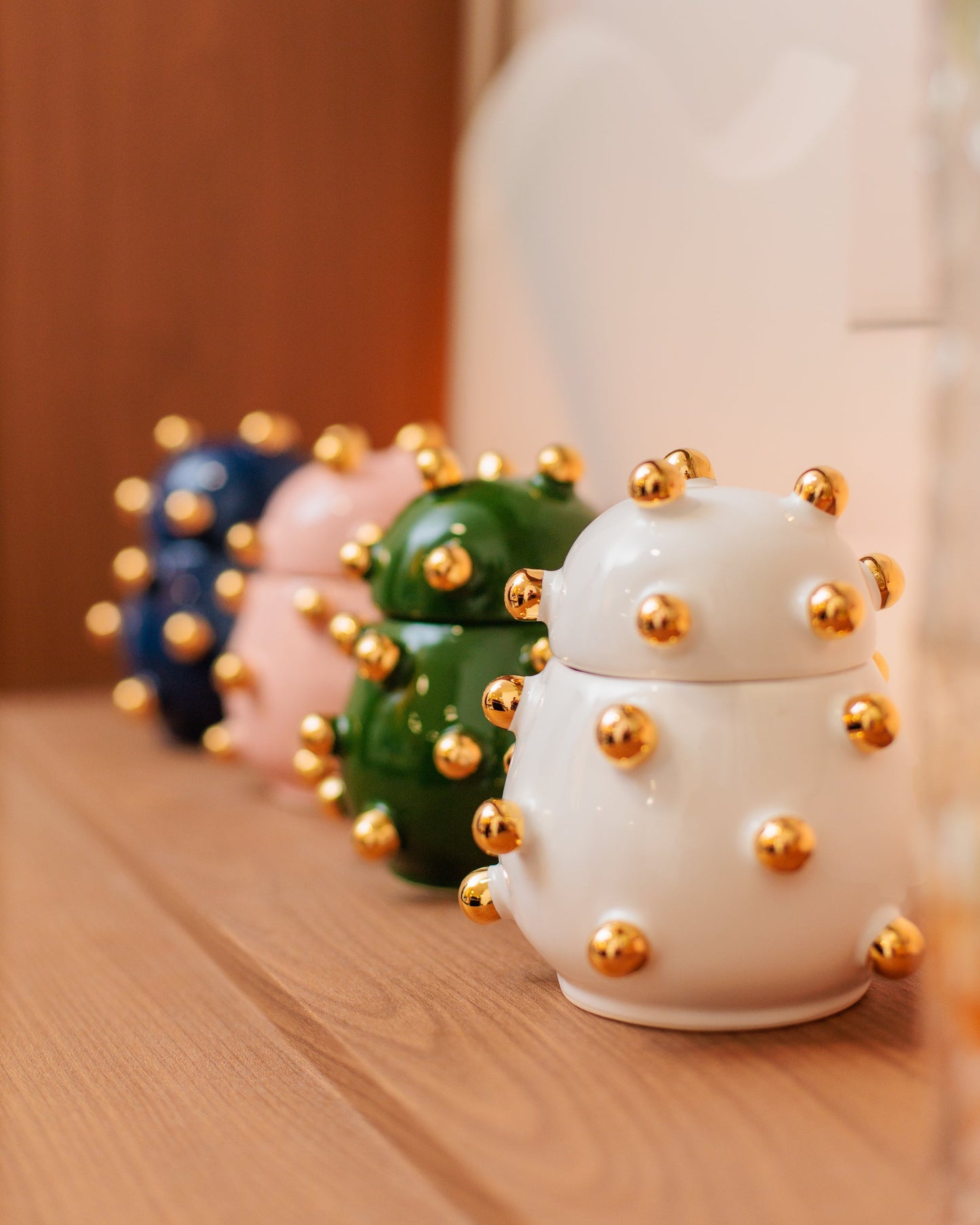 Caixa Olívia Gold Branca