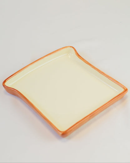 Prato pão em cerâmica