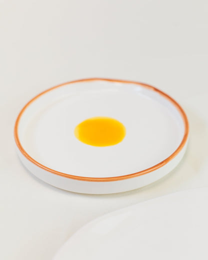 Descanso pra colher ovo em cerâmica