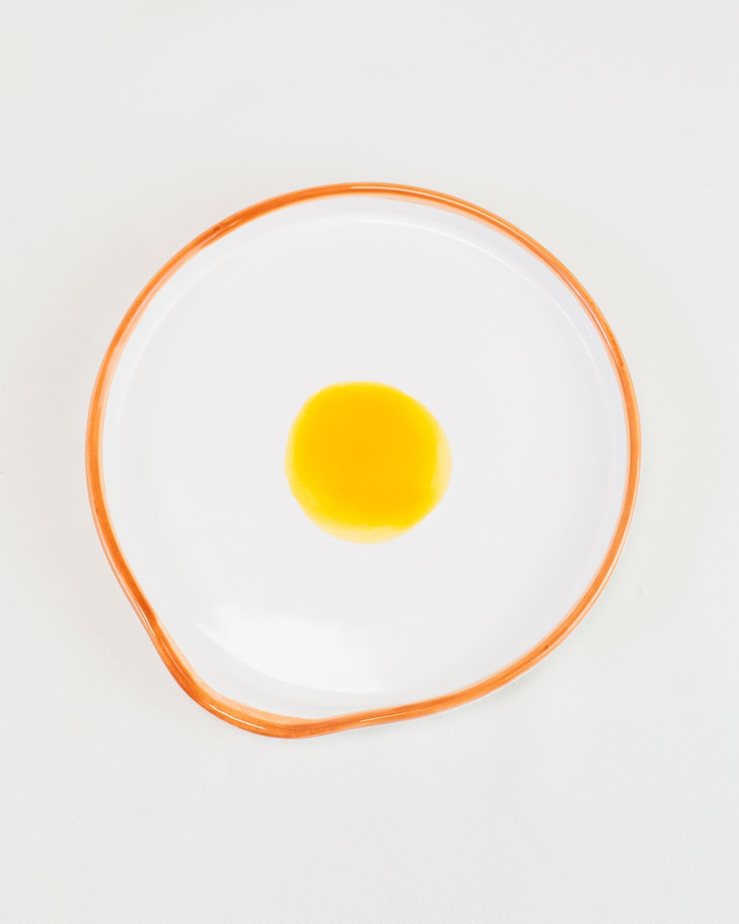 Descanso pra colher ovo em cerâmica