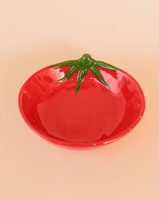 Prato fundo tomate em cerâmica
