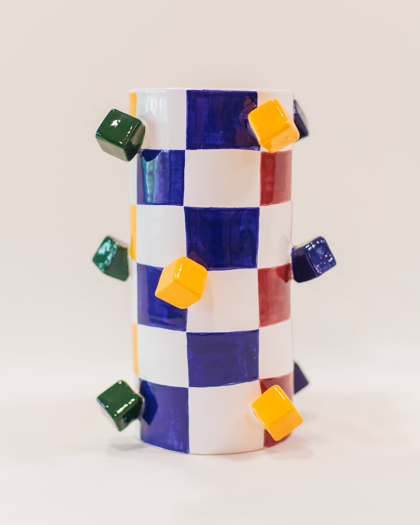 Vaso Geo Color em Cerâmica