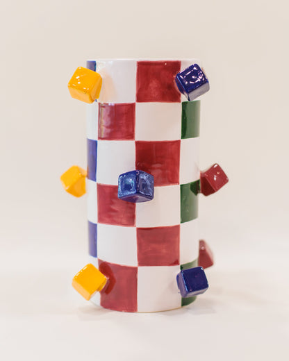 Vaso Geo Color em Cerâmica