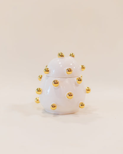 Caixa Olívia Gold Branca