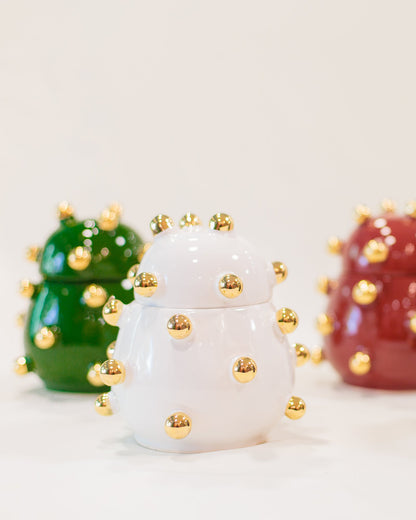 Caixa Olívia Gold Branca