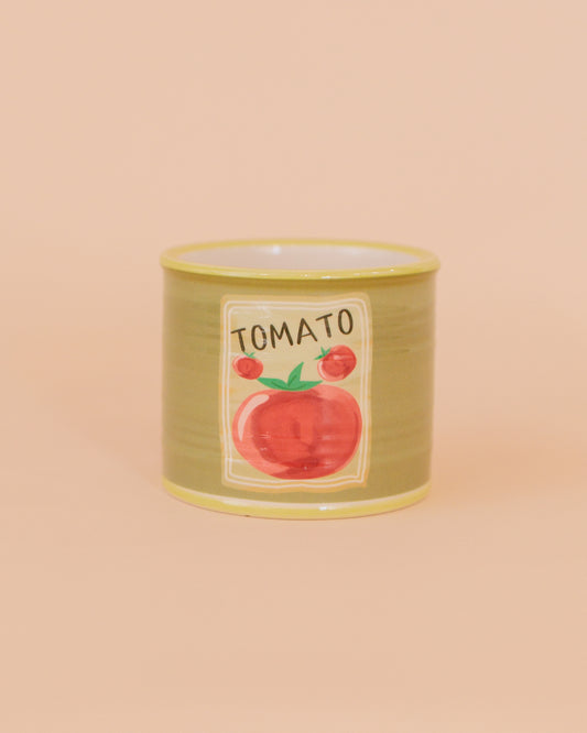 Vasinho tomato em cerâmica