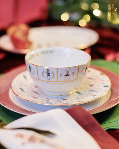Bowl Xmas Ballet em Porcelana